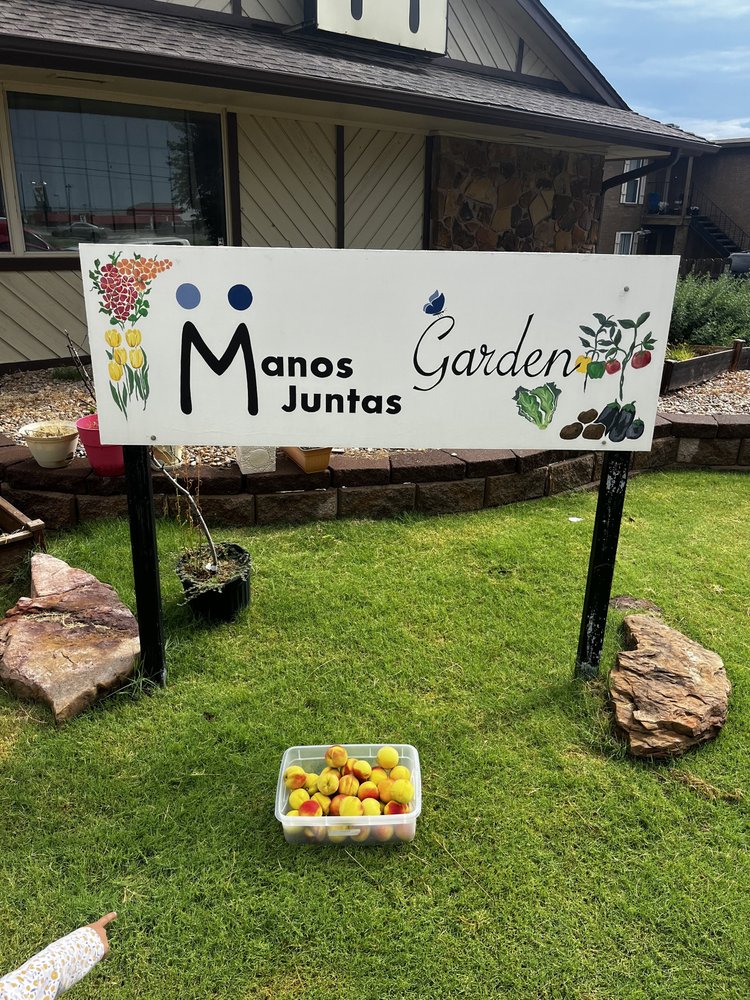 Community garden photograph from Manos Juntas